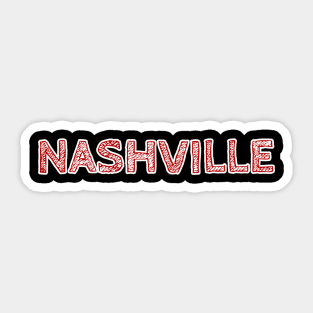 Nashville T-Shirt Sticker